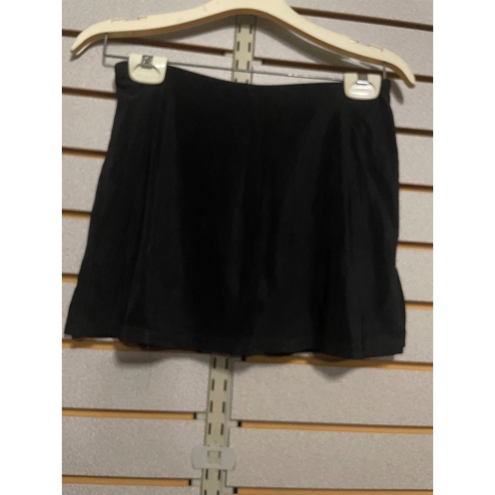 L.N. San Francisco Black Skirt Built In Shorts Sz M Made In USA Athletic Casual
